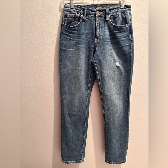 J.Crew Blue Jeans Women, Ladies, Teen, Light Rips Size 25 NWOT - Picture 1 of 6